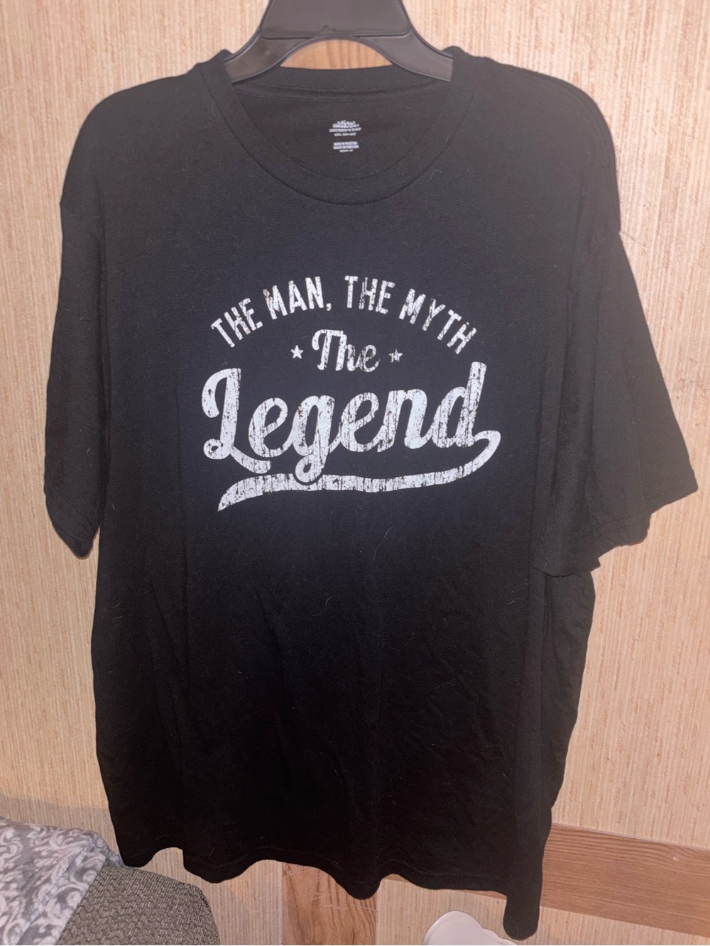 Men's Black 'The Legend' Graphic Tee